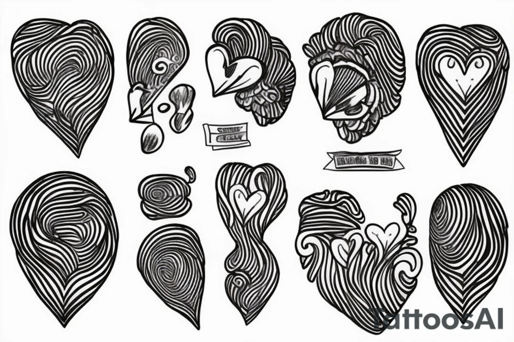 heart over the mind tattoo idea