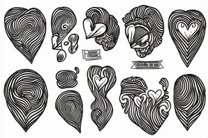 heart over the mind tattoo idea