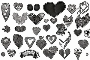 heart over the mind tattoo idea