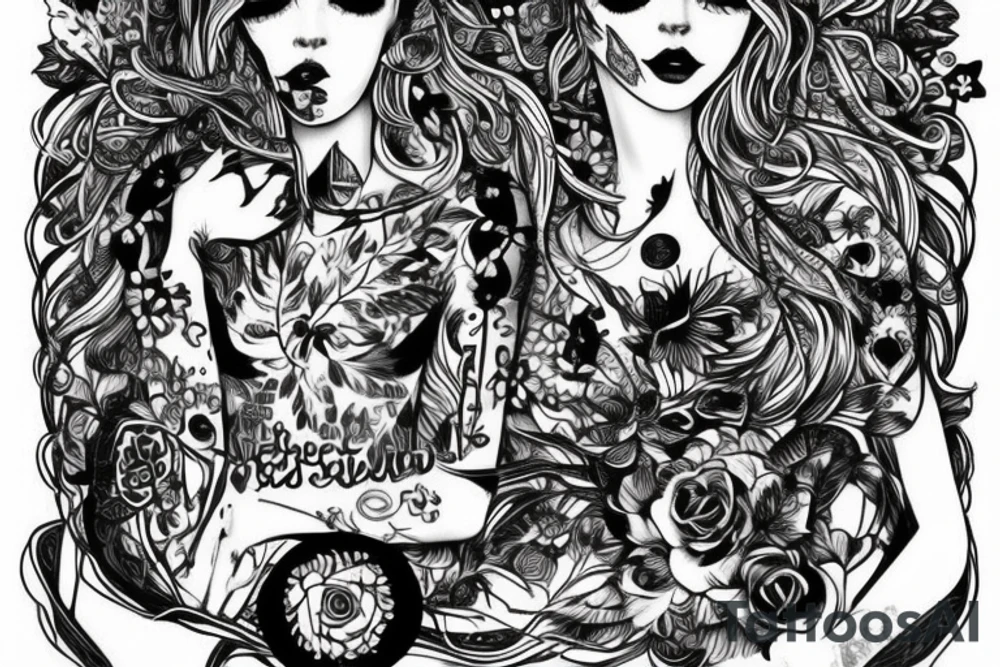 -минимализм по всей руке, линии, формы tattoo idea