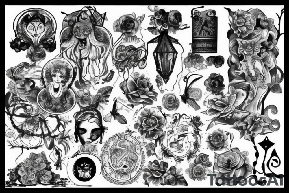 Меч на груди tattoo idea