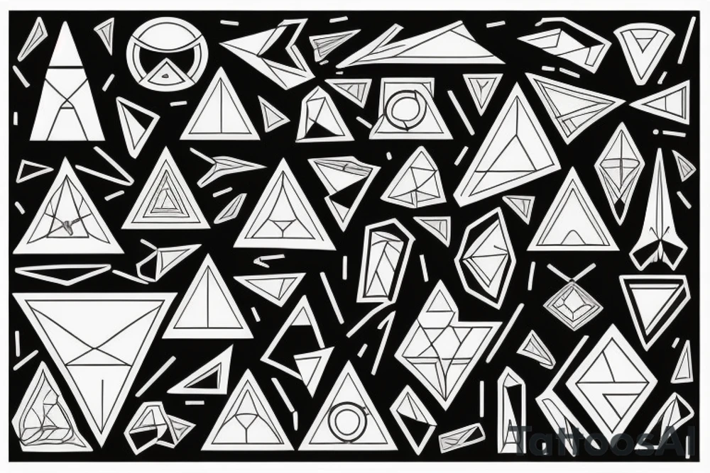 Triangle tattoo idea