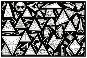 Triangle tattoo idea