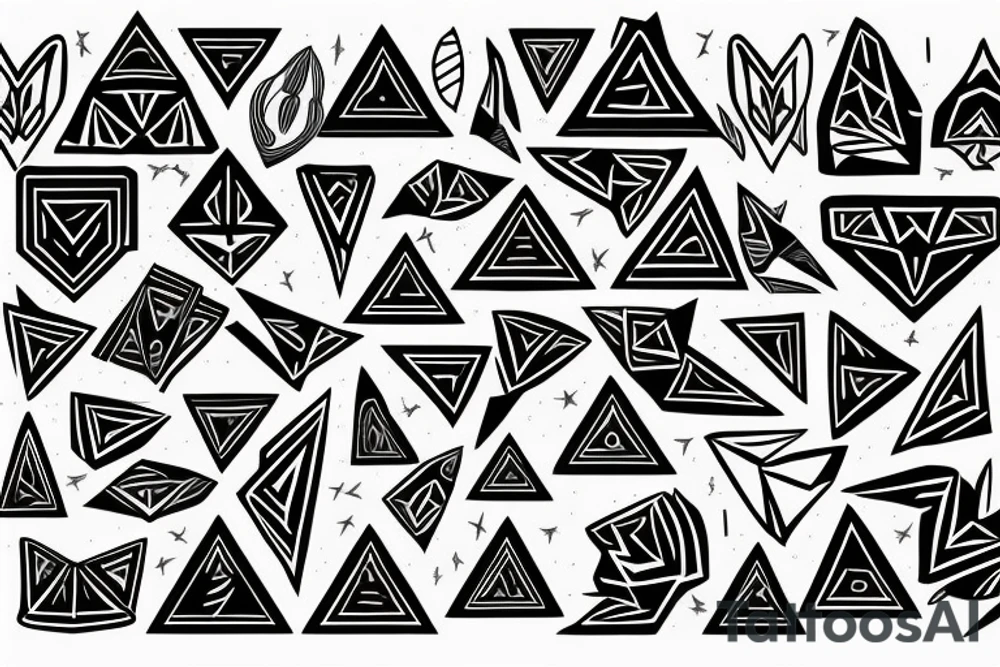 Triangle tattoo idea