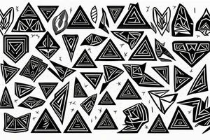 Triangle tattoo idea