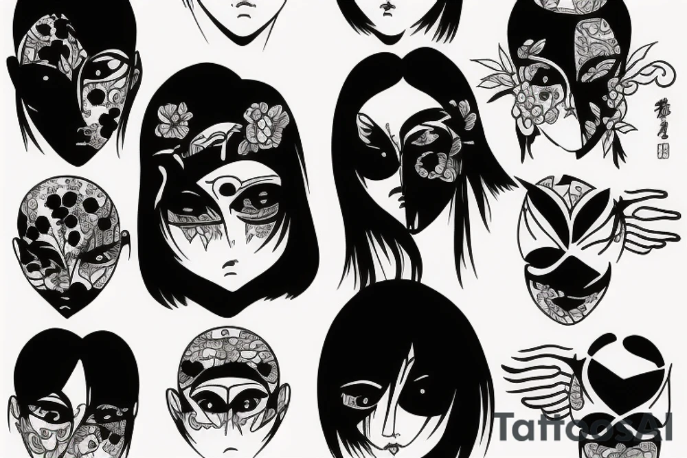 different eyes without faces tattoo idea