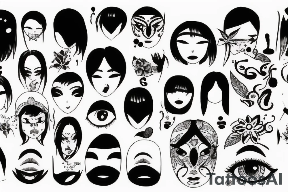 different eyes without faces tattoo idea