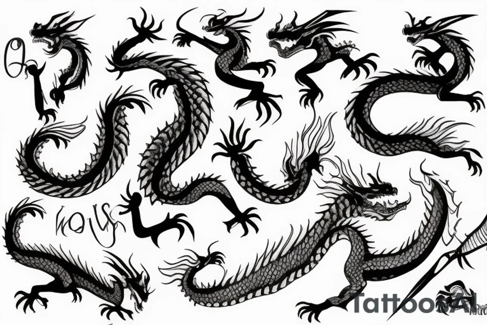 Dragon tattoo idea