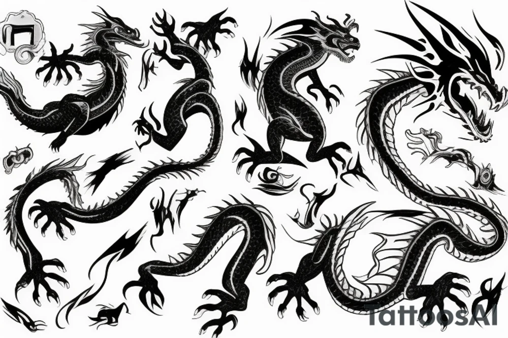 Dragon tattoo idea