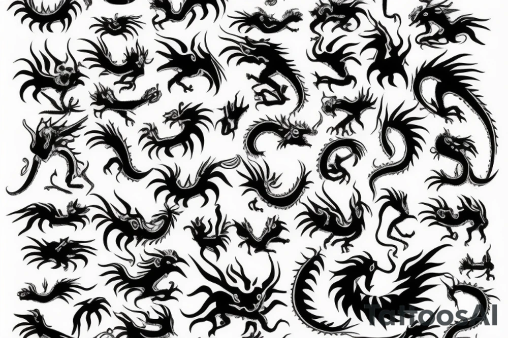 Dragon tattoo idea