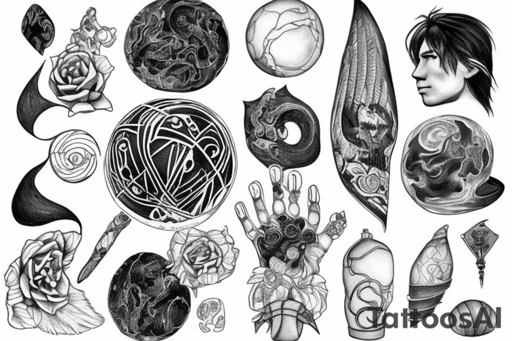griffith with behelit tattoo idea