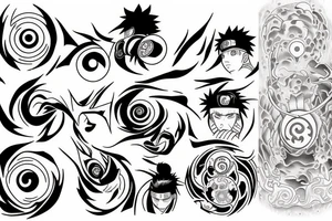 Naruto rasengan whirlpool tattoo idea