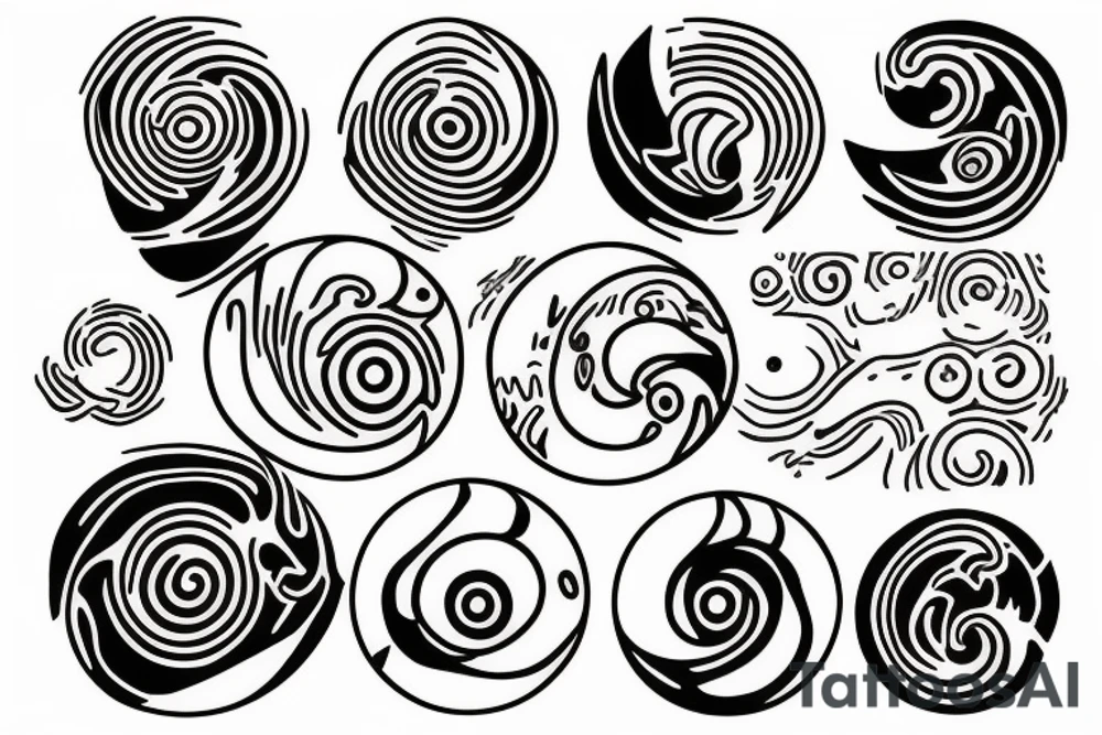 Naruto rasengan whirlpool tattoo idea