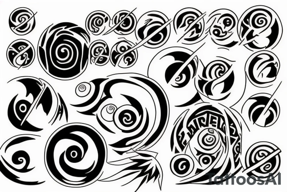 Naruto rasengan whirlpool tattoo idea