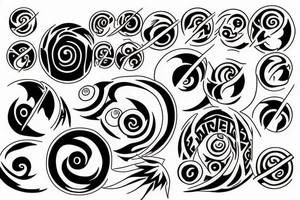 Naruto rasengan whirlpool tattoo idea