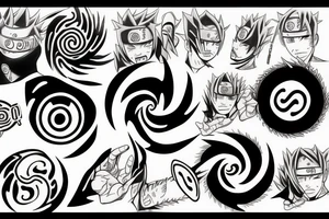 Naruto rasengan whirlpool tattoo idea