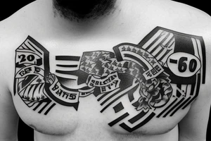 Military fighting position named “Pit 6” tattoo idea