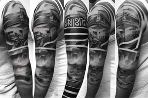 Military fighting position named “Pit 6” tattoo idea