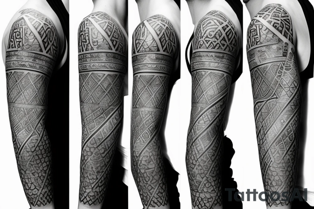 hebrew sleeve armor fading into in to blank puzzel tattoo idea hebrew sleeve armor fading into in to blank puzzel tattoo idea
