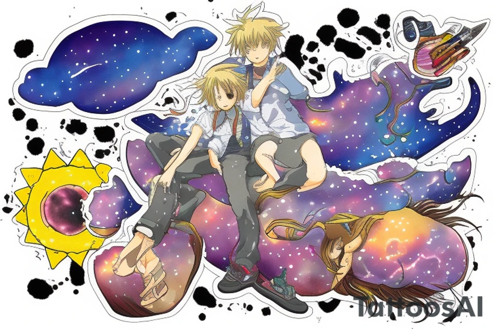 Comet from your name tattoo idea