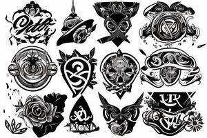 Father and son tattoo idea