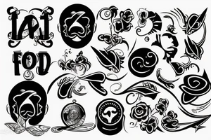 Father and son tattoo idea