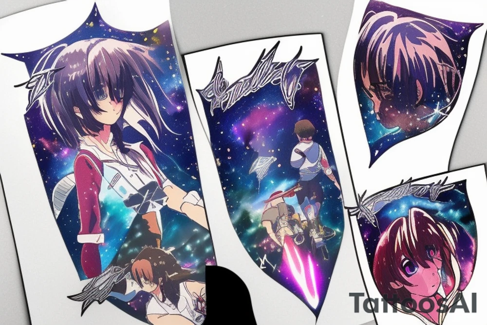Splitting comet from your name movie tattoo idea