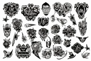 Tatoos with name Victor tattoo idea