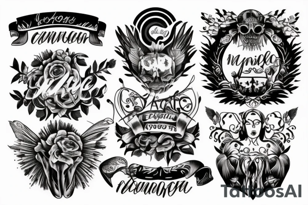 Tatoos with name Victor tattoo idea