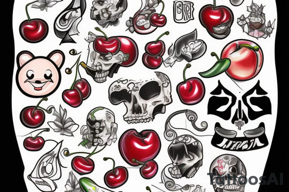 Cherryes tattoo idea