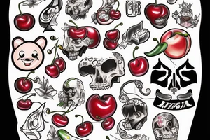 Cherryes tattoo idea