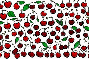 Cherries tattoo idea