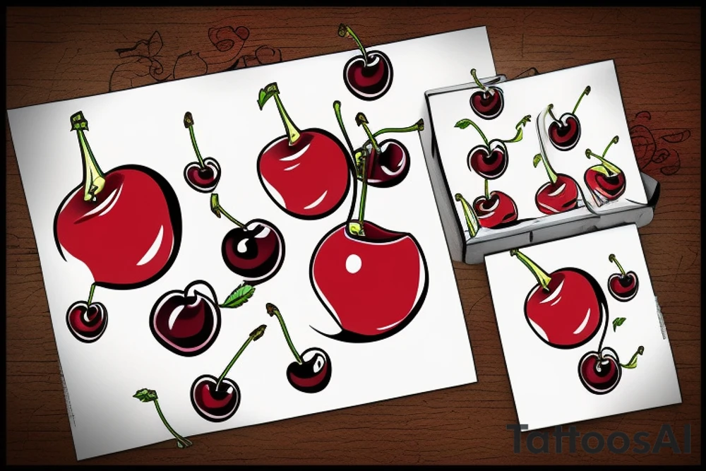 Cherries tattoo idea
