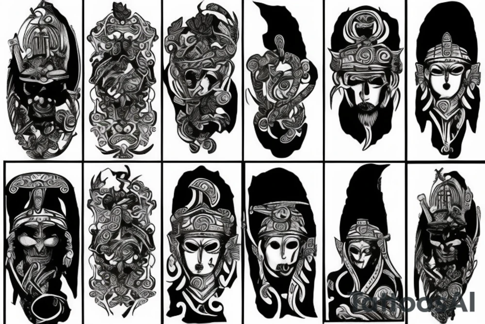 Stoic warrior tattoo idea
