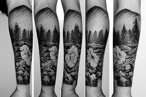 Forest&woods tattoo idea