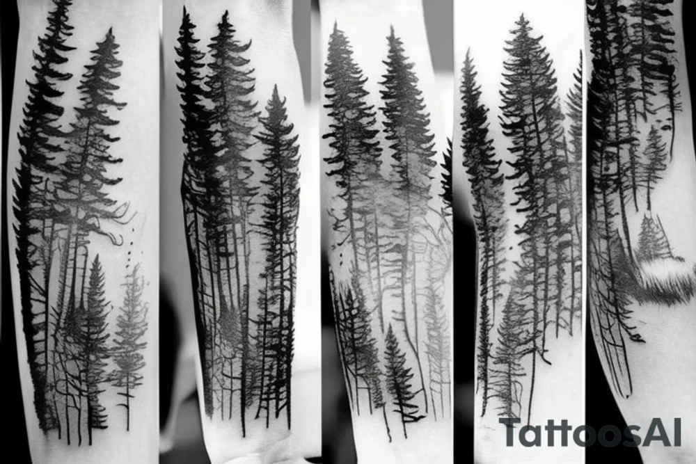 Forest&woods tattoo idea