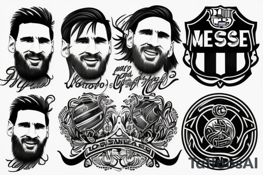Lionel Messi tattoo idea