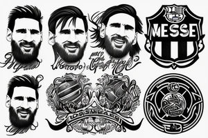 Lionel Messi tattoo idea