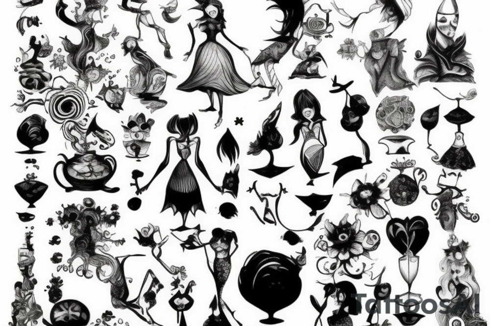 alice in madness tattoo idea
