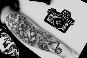Filming camera tattoo idea