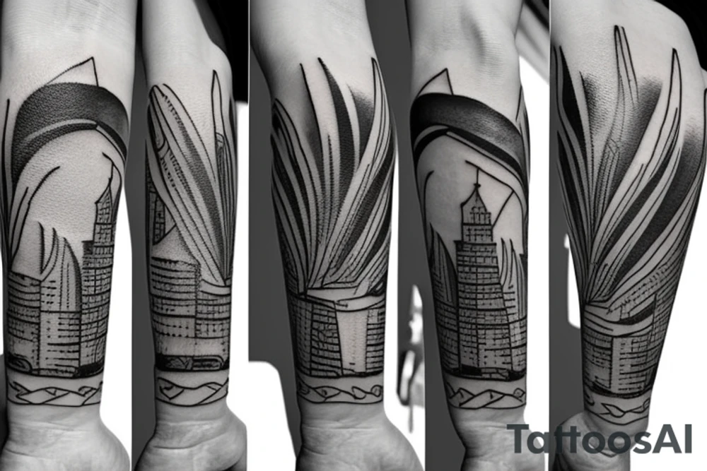 Travel, freedom, sun, happiness and most importantly friendship tattoo idea
