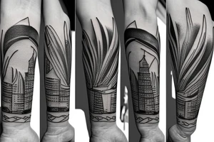 Travel, freedom, sun, happiness and most importantly friendship tattoo idea