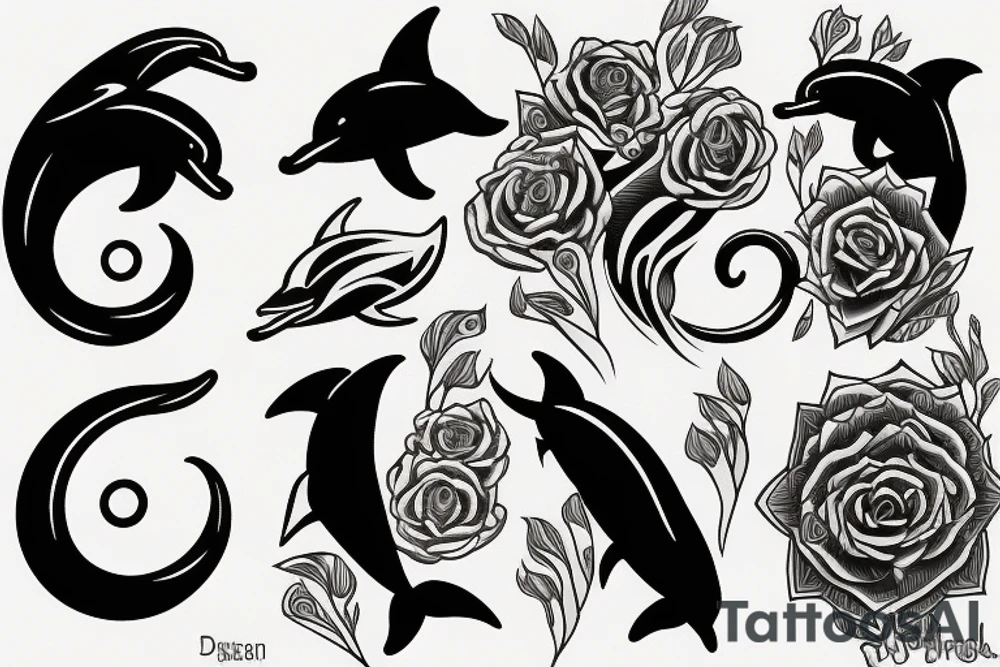 Dolphin tattoo idea