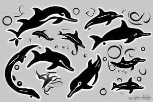 Dolphin tattoo idea