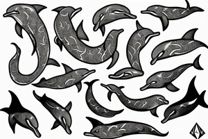Dolphin tattoo idea