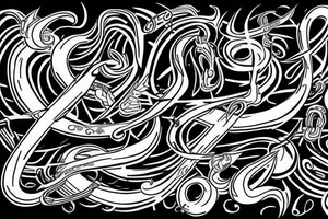 infinity symbol 
music
 books tattoo idea
