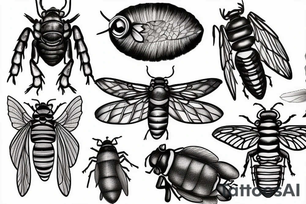 Cicada tattoo idea