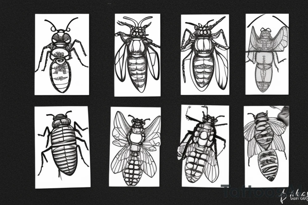 Cicada tattoo idea