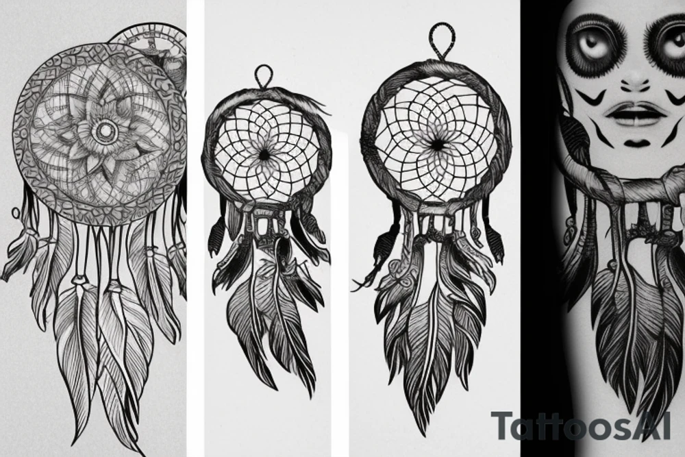 Dreamcatcher tattoo idea