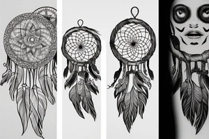 Dreamcatcher tattoo idea